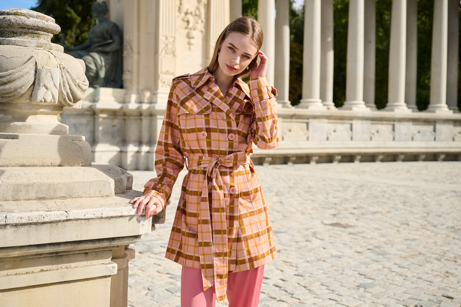 trench coat mujer