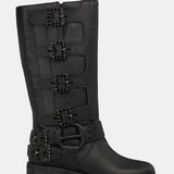 BOTA BIKER CON PEDRERÍA