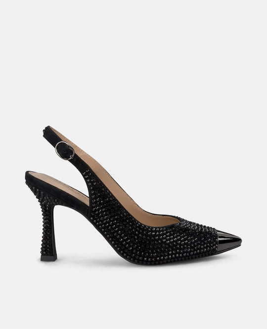 ZAPATO TACÓN PUNTERA METALIZADA