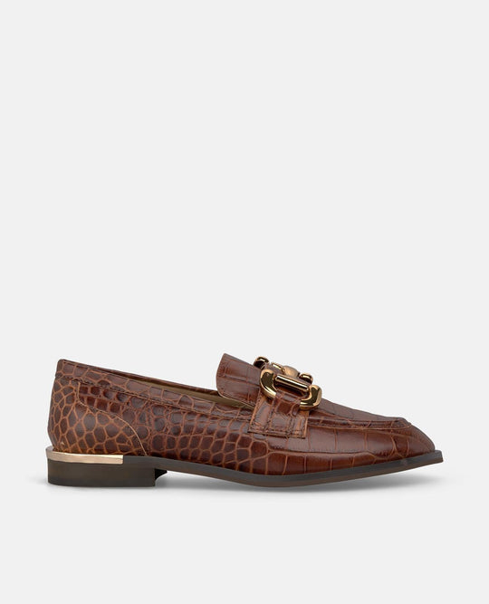 MOCASÍN ESTRIBO METALIZADO