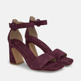 SANDALIA PULSERA TACÓN WINE