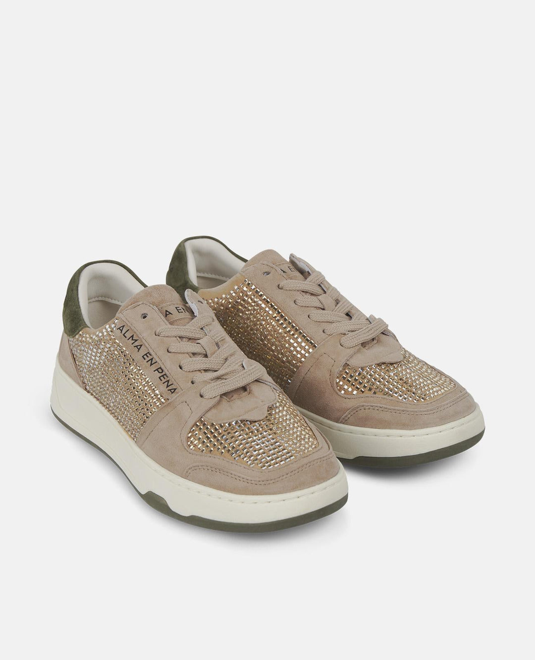 SNEAKER PLANA CON BRILLOS