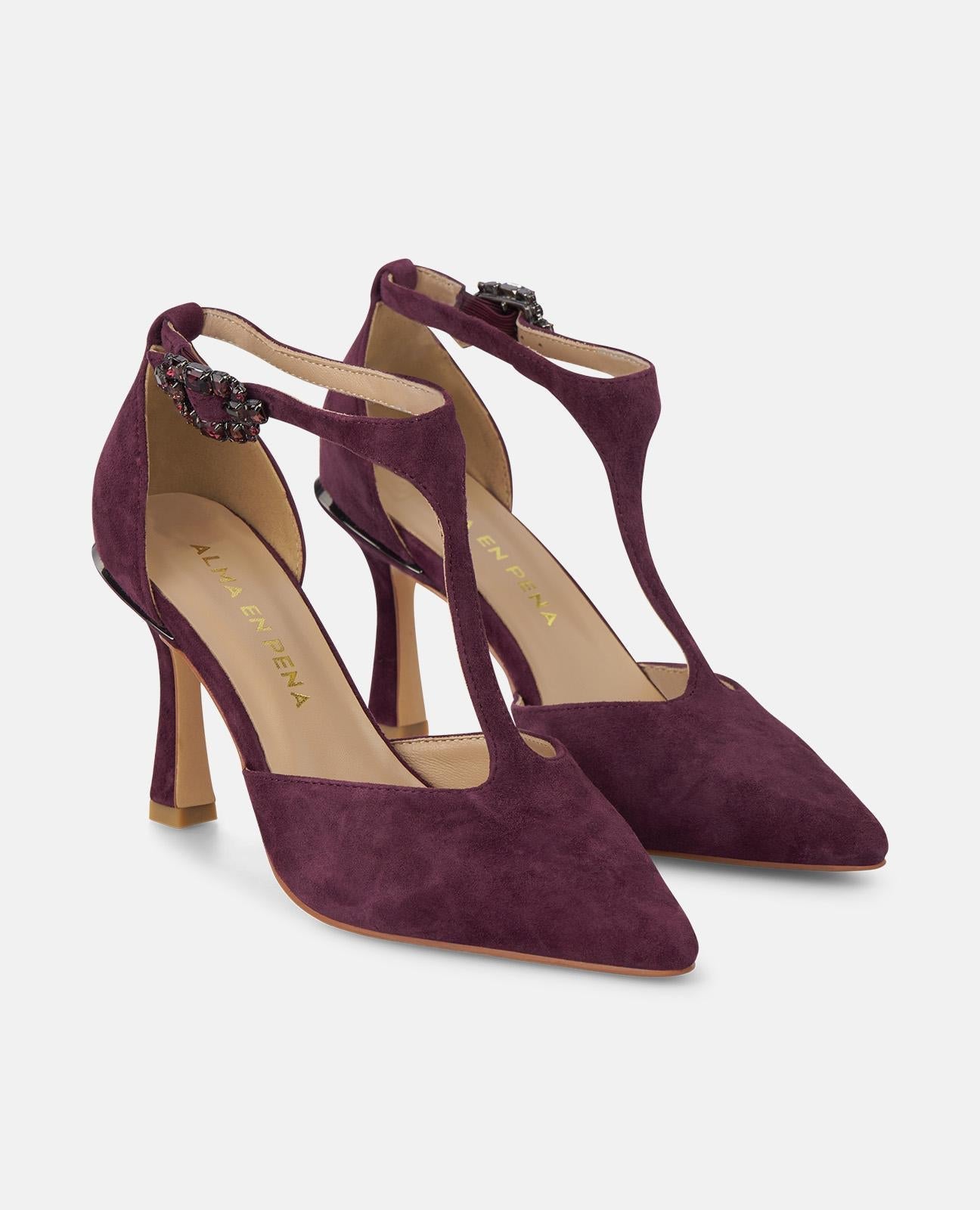 ZAPATO HEBILLA JOYA AFILADO WINE