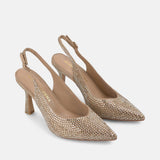 ZAPATO CUBIERTO CON PEDRERÍA