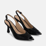 ZAPATO TACÓN PUNTERA METALIZADA