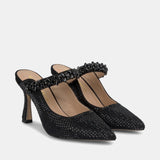 ZAPATO TACÓN DESTALONADO PEDRERÍA