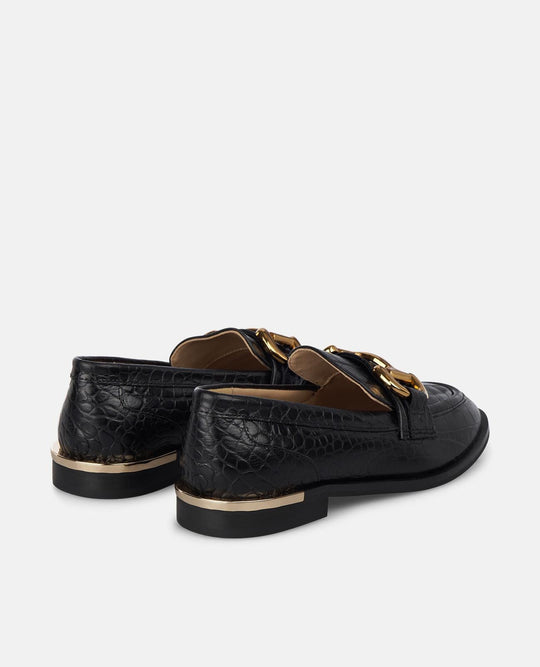 MOCASÍN ESTRIBO METALIZADO
