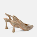ZAPATO CUBIERTO CON PEDRERÍA