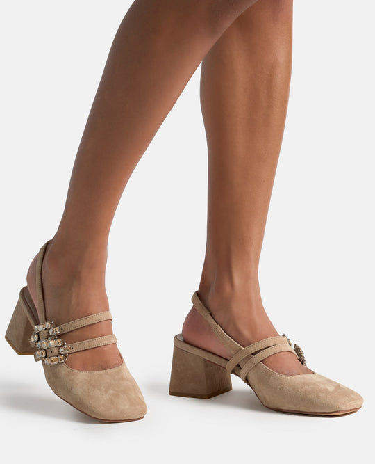 Tacon Cuadrado 5 Cm V250574Suede