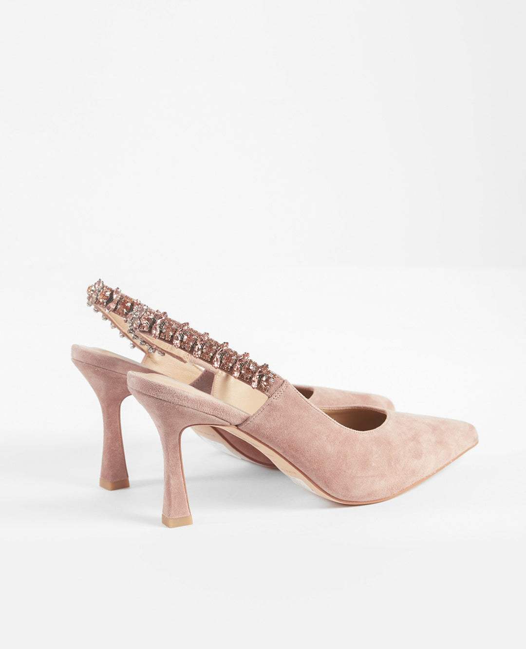 ZAPATO TACÓN TIRA CON PEDRERÍA