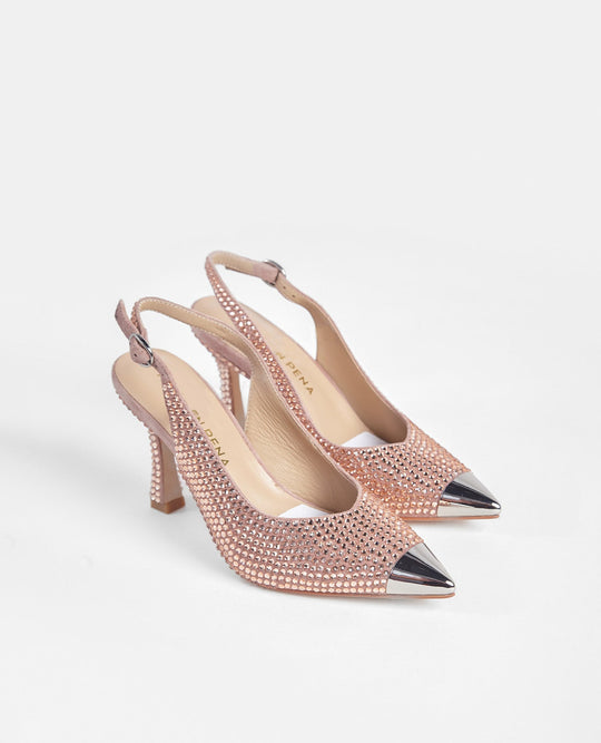 ZAPATO DESTALONADO DETALLE METALIZADO