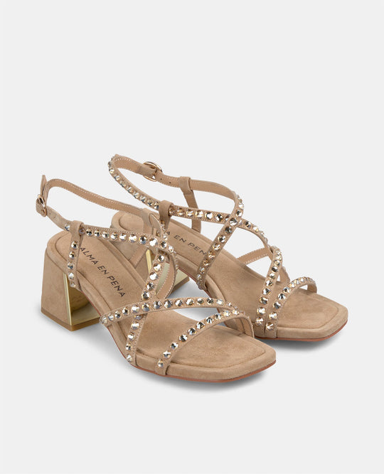 Tacon Cuadrado Plataforma V250965Suede
