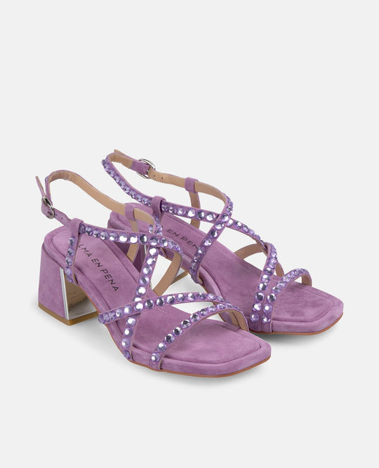 Tacon Cuadrado Plataforma V250965Suede