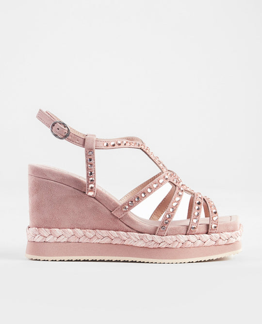 Plataforma Trenzas V251240Suede