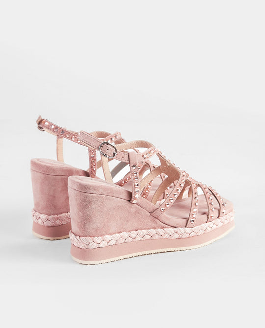 Plataforma Trenzas V251240Suede