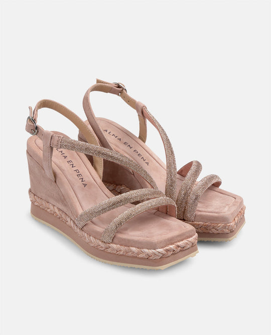 Plataforma Trenzas V251242Suede