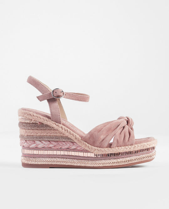 Plataforma Trenzas V251280Suede