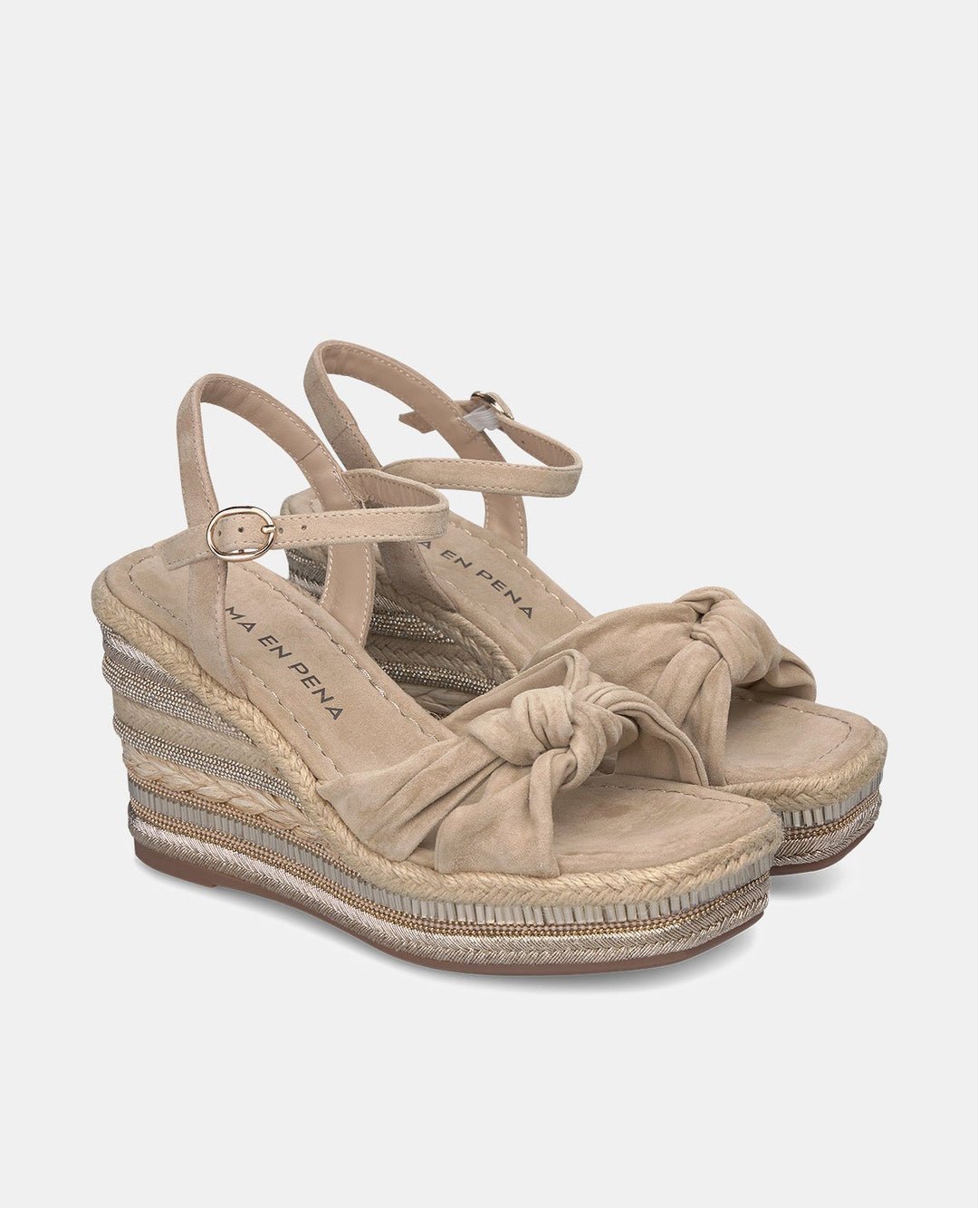 Plataforma Trenzas V251280Suede