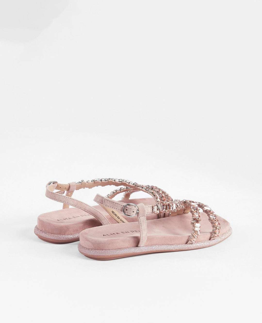 SANDALIA TEXTIL PEDRERÍA