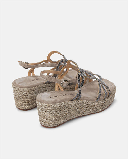 Plataforma Rafia V2551454Suede