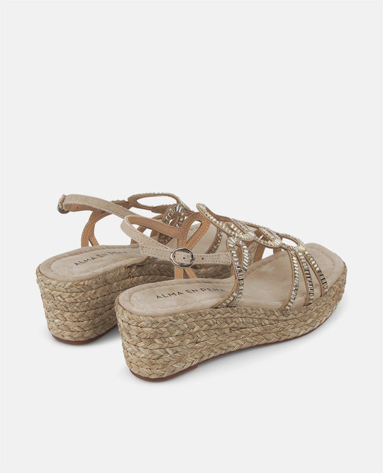 Plataforma Rafia V2551454Suede