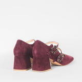 ZAPATO CON HEBILLAS WINE
