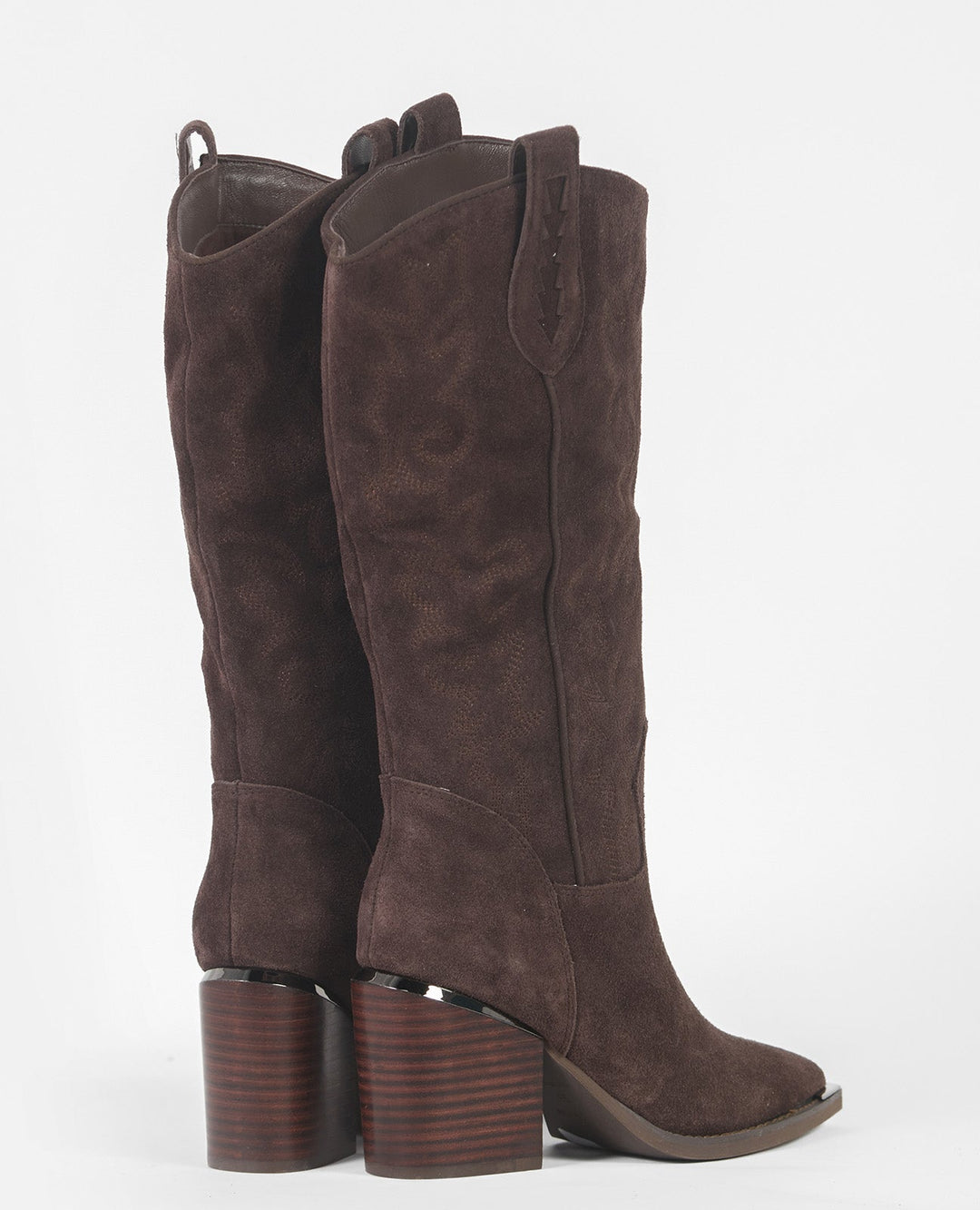 BOTA TACÓN BORDADA
