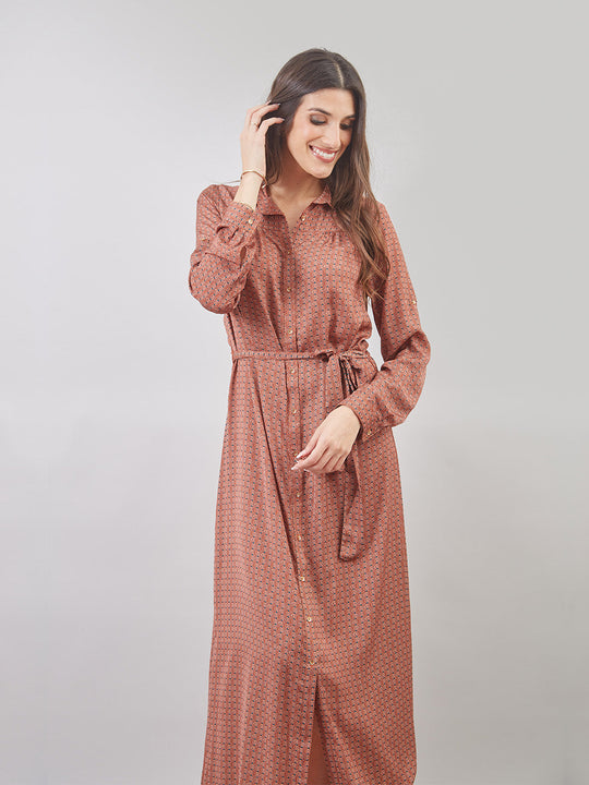 Vestido Manga Larga Vd00348dnp