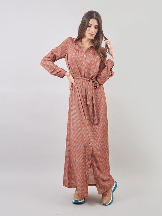 Vestido Manga Larga Vd00348dnp