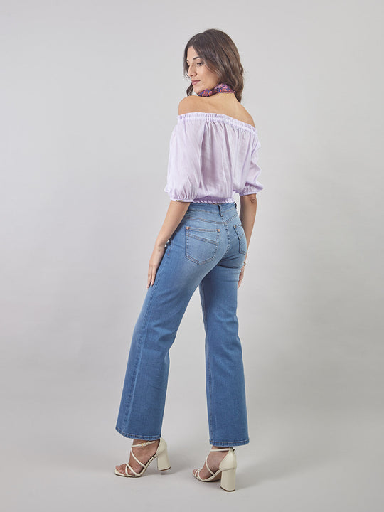 Blusa Off Shoulder Bl91225Cmr