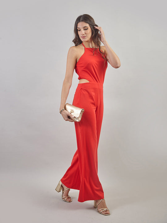 Halter Jumpsuit Et90170Pnd