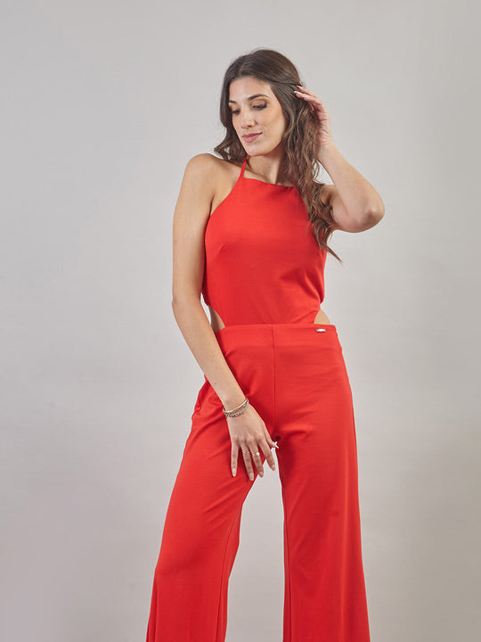 Halter Jumpsuit Et90170Pnd