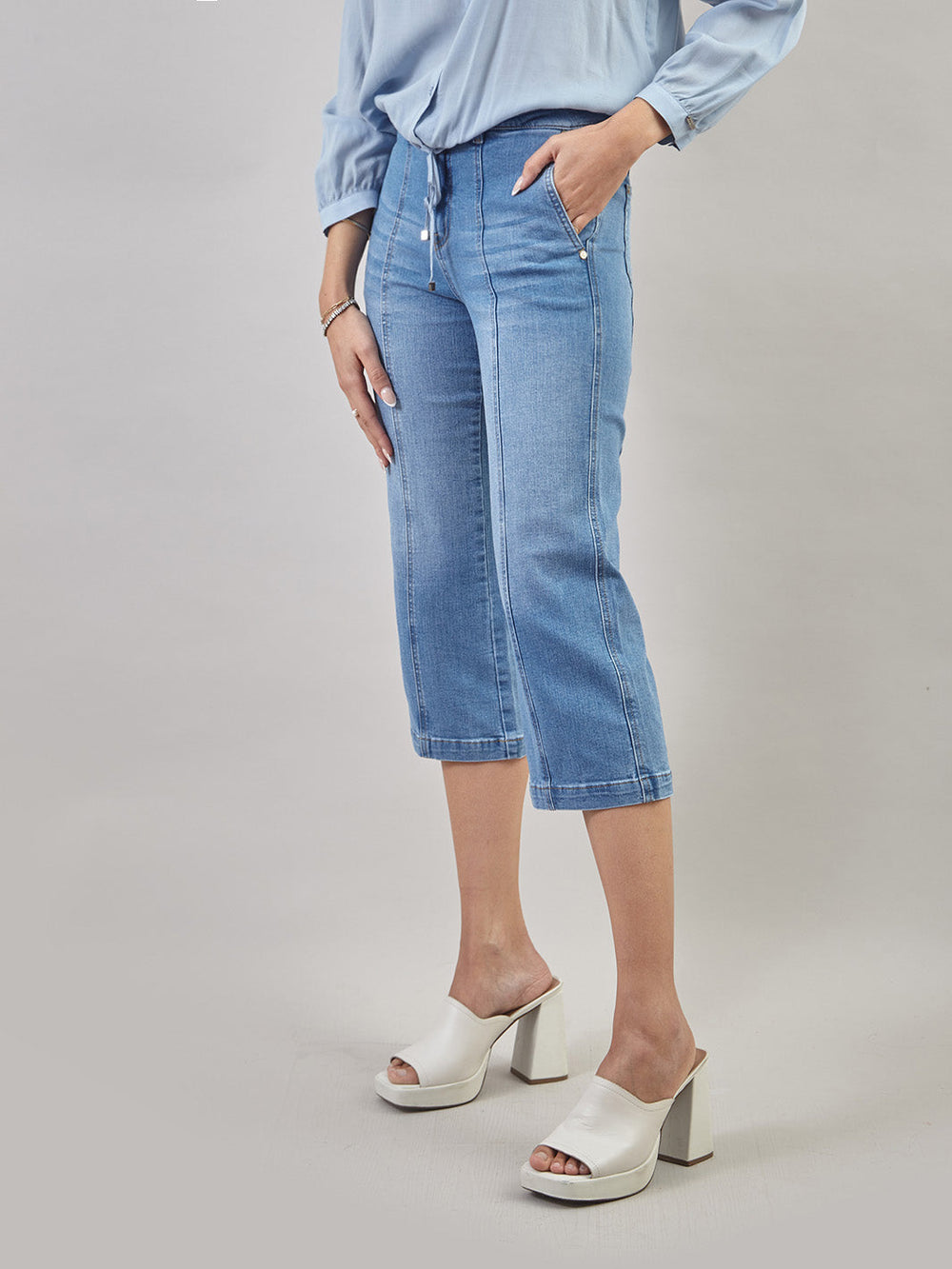 Pantalón Denim Culotte Jp00503Smc