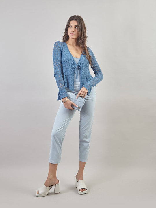 Pantalon Recto Pt90726Mor