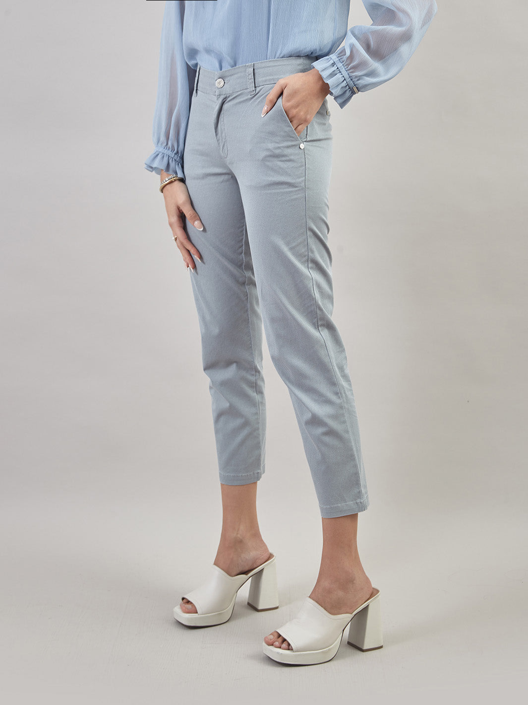 Pantalon Recto Pt90726Mor