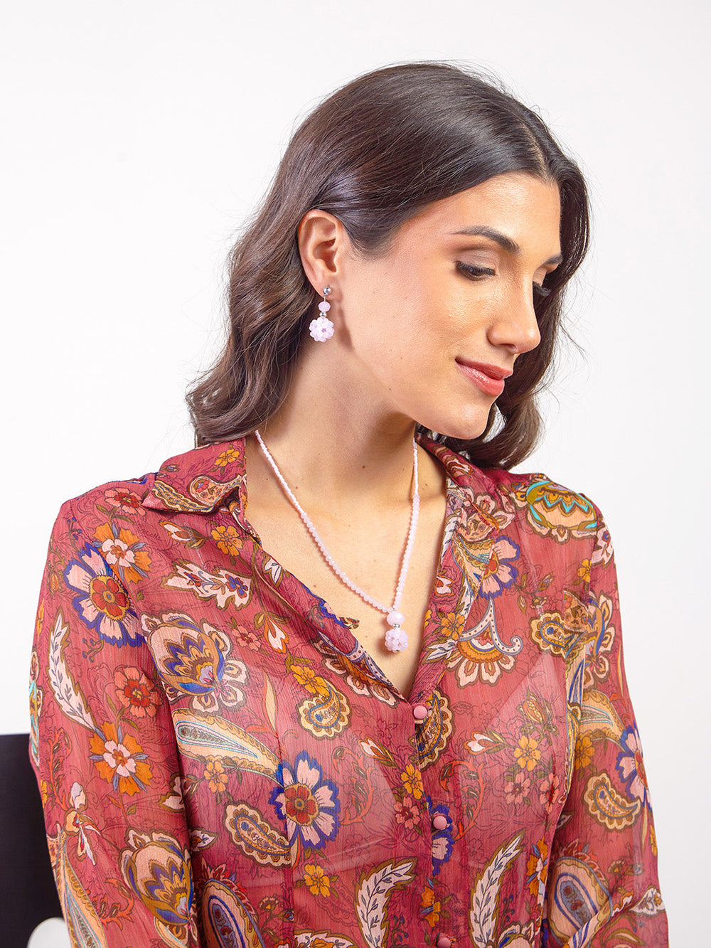 JOSEFINA - ARETE COLGANTE CELESTE
