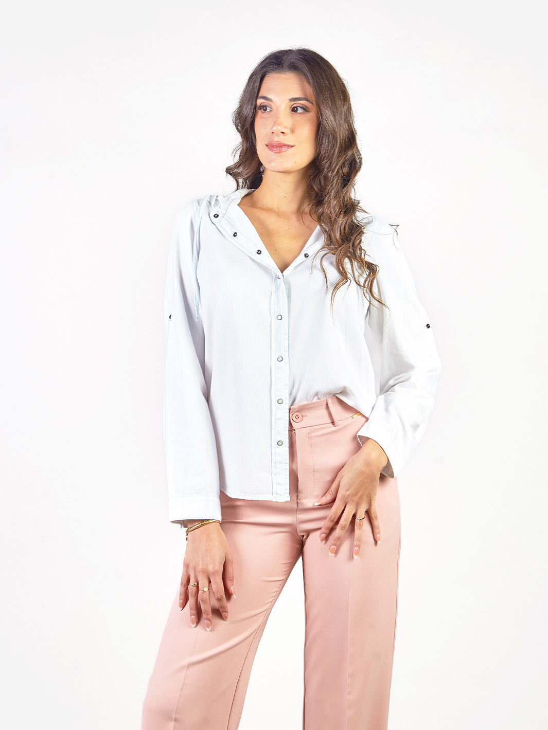 CORAL - BLUSA MANGA LARGA