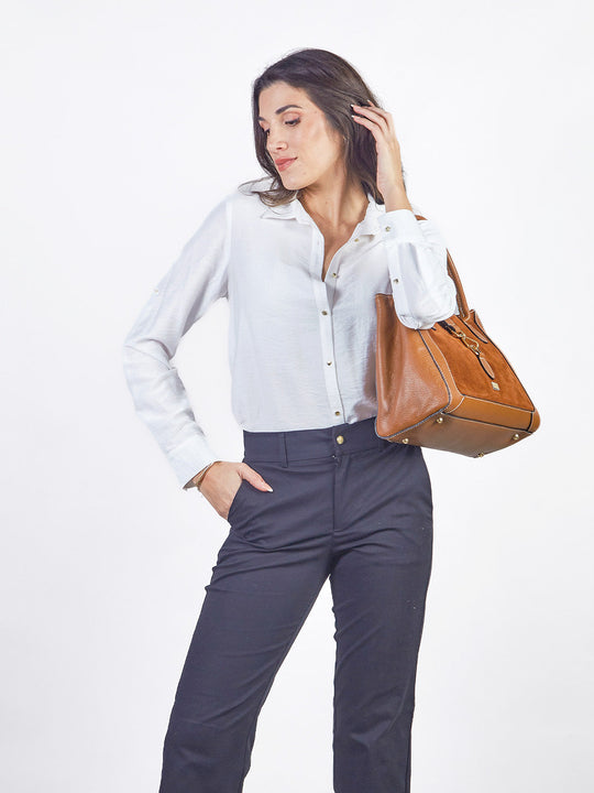 BECCA - LONG-SLEEVE SHIRT BLOUSE