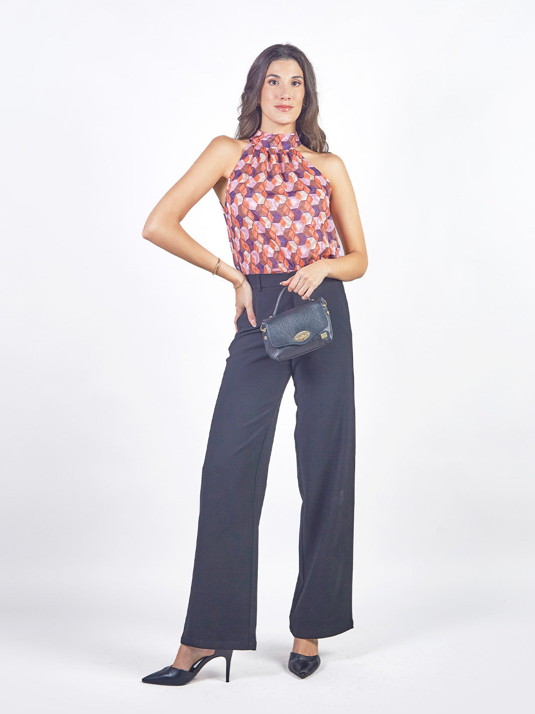 BRISA - BLUSA SIN MANGAS CON CUELLO HALTER