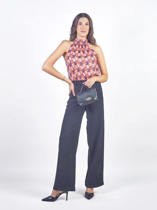 BRISA - BLUSA SIN MANGAS CON CUELLO HALTER