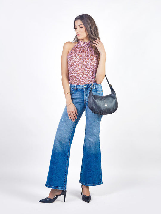BRISA - BLUSA SIN MANGAS CON CUELLO HALTER