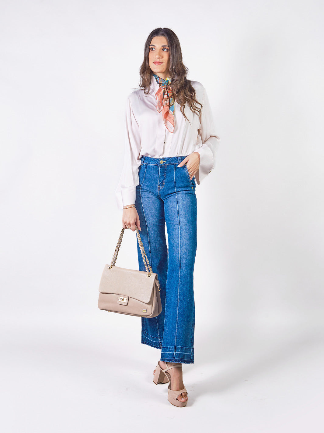 AIDA - BLUSA MANGA LARGA CUELLO NERÚ