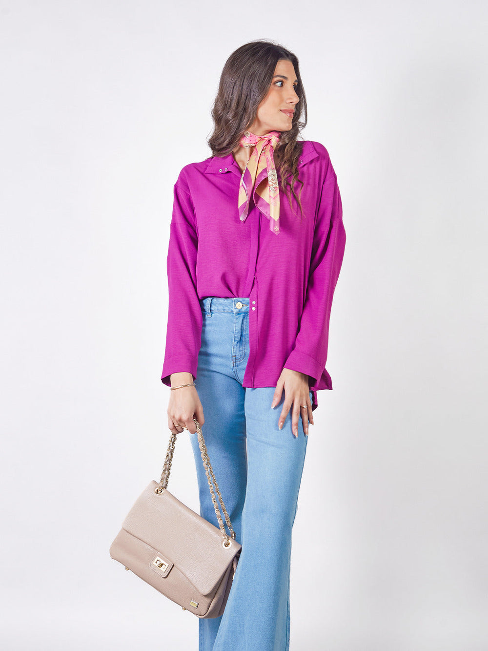 SOPHIE - BLUSA MANGA LARGA ESTILO KIMONO