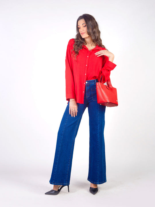 SOPHIE – LONG-SLEEVE KIMONO-STYLE BLOUSE