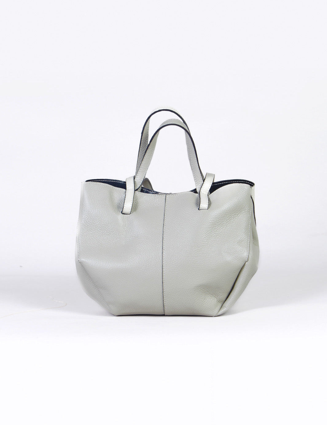 MELANY - CARTERA DE CUERO GRIS