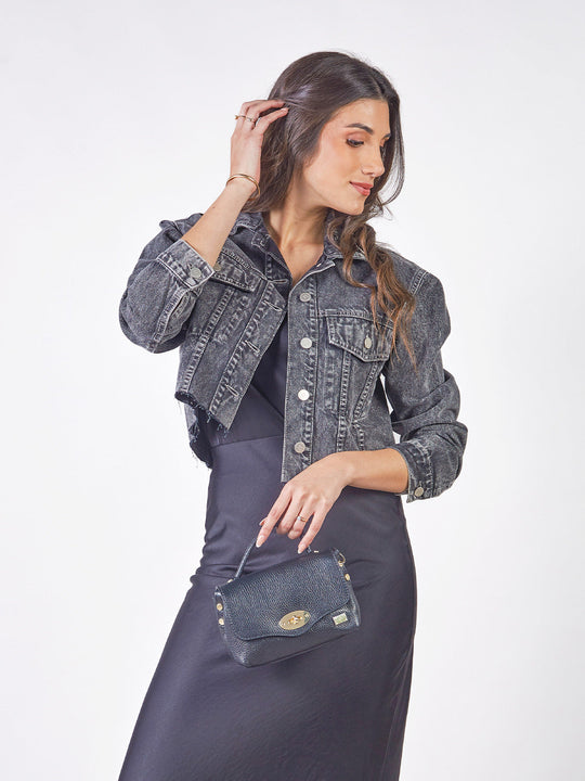 GIULIA - CASACA DENIM CORTA