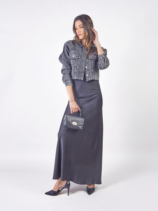 GIULIA - CASACA DENIM CORTA