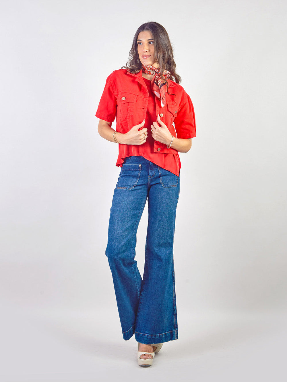 ALEXA - CASACA DENIM CORTA