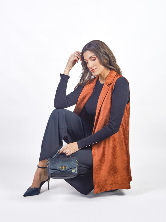 LEYLA - LONG TAILORED VEST