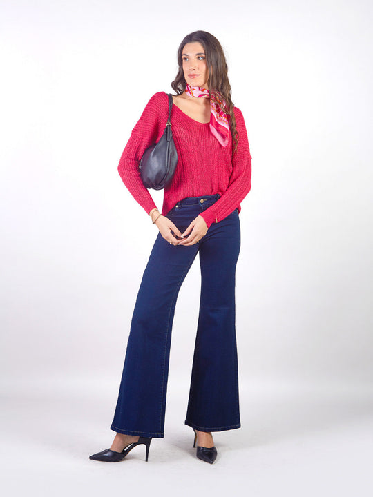 LEAH – LONG-SLEEVE TWO-WAY SWEATER